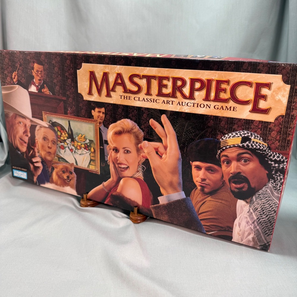 Complete 1996 Parker Brothers Masterpiece Art Auction Game Vintage Out of Print